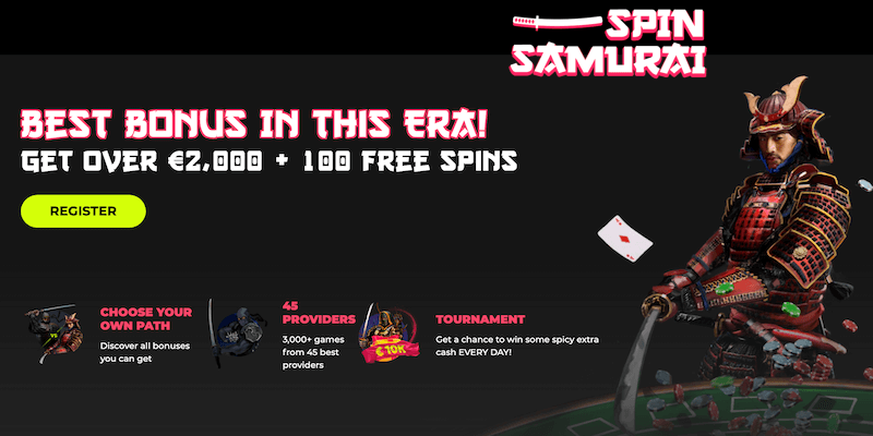 Spin Samurai Casino Free Spins No Deposit