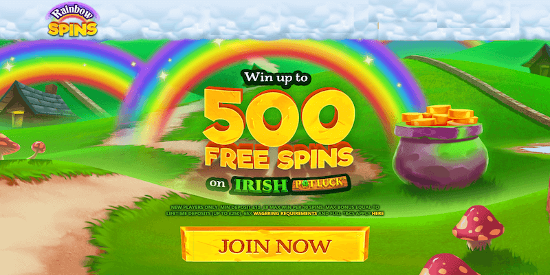 Rainbow Spins Casino Free Spins No Deposit