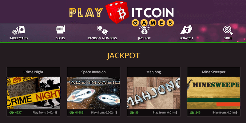 PlayBitcoinGames Casino Free Spins No Deposit