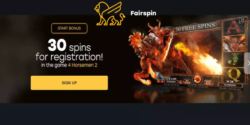 Fairspin Casino mobile bitcoin casino no deposit bonus